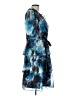 Julia Jordan Tie-dye Blue Cocktail Dress Size 10 - photo 4