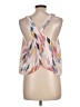 Roxy 100% Viscose Ivory Sleeveless Blouse Size 10 - photo 2