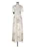 LoveShackFancy 100% Silk Floral Ivory Casual Dress Size XS - photo 1
