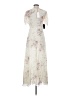 LoveShackFancy 100% Silk Floral Ivory Casual Dress Size XS - photo 2
