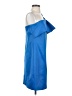 Halston Heritage 100% Polyester Blue Cocktail Dress Size 4 - photo 4
