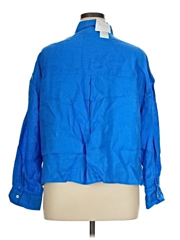 Cynthia Rowley TJX 3/4 Sleeve Button-Down Shirt (view 2)