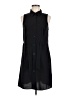 Nine West 100% Polyester Solid Black Casual Dress Size M - photo 1