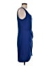 Express Solid Blue Casual Dress Size L - photo 4