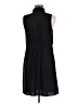 Nine West 100% Polyester Solid Black Casual Dress Size M - photo 2