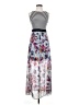 Xhilaration Print Blue Casual Dress Size XS - photo 1