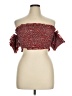 Shein Red Short Sleeve Blouse Size XL - photo 1