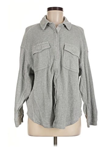 Aerie Long Sleeve Button-Down Shirt (view 1)
