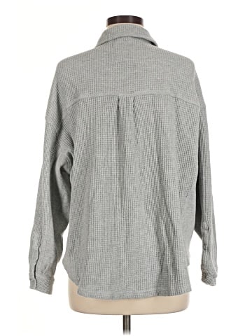 Aerie Long Sleeve Button-Down Shirt (view 2)