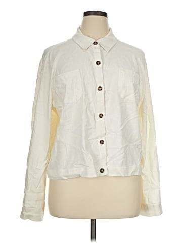 Cable & Gauge Long Sleeve Blouse (view 1)