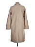 Zara 100% Polyester Tan Coat Size L - photo 2