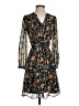 MSK 100% Polyester Paisley Black Casual Dress Size 4 (petite) - photo 1