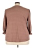 Adrianna Papell Brown 3/4 Sleeve Blouse Size 3X - photo 2