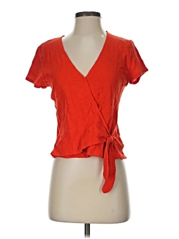 Madewell Texture &amp; Thread Wrap-Tie Top (view 1)