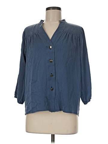 Diane von Furstenberg 3/4 Sleeve Silk Top (view 1)