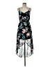 Candie's 100% Polyester Floral Teal Cocktail Dress Size M - photo 1