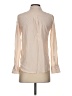 Everlane 100% Silk Tan Long Sleeve Silk Top Size 00 - photo 2