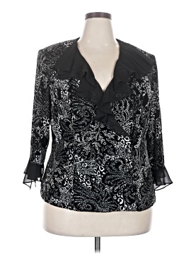 Alex Evenings 3/4 Sleeve Blouse