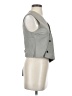 Zara Gray Sleeveless Button-Down Shirt Size XS - photo 4