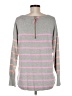 Crown & Ivy 100% Cotton Stripes Gray Pullover Sweater Size M - photo 2