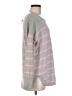 Crown & Ivy 100% Cotton Stripes Gray Pullover Sweater Size M - photo 4