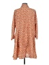 Easel 100% Polyester Orange Casual Dress Size M - photo 2