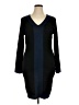 Max Studio Color Block Black Casual Dress Size XL - photo 1