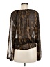 Adrienne Vittadini Black Long Sleeve Blouse Size 8 - photo 2