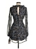 City Studio Paisley Blue Cocktail Dress Size XS - photo 2