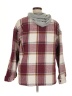 ChicMe Plaid Burgundy Jacket Size XL - photo 2