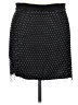 NBD Polka Dots Black Casual Skirt Size XL - photo 1