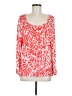 St. John Red Long Sleeve Blouse Size M - photo 1