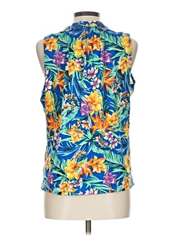 Caribbean Joe Sleeveless Blouse (view 2)