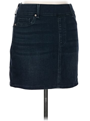 Cosmic Blue Love Denim Skirt (view 1)