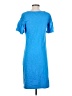 Talbots Solid Blue Casual Dress Size S - photo 2