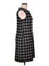 Elementz Houndstooth Gray Casual Dress Size 1X - photo 4