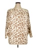 First Love Animal Print Tan Pullover Sweater Size XL (estimated) - photo 1