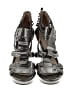 Jason Wu Metallic Silver Sandals Size EU 38 - photo 2