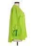 Cato 100% Polyester Green 3/4 Sleeve Blouse Size M - photo 4