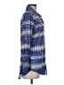 David Cline Blue Long Sleeve Blouse Size M - photo 4