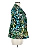 Laura Max 100% Polyester Print Green Blazer Size L - photo 4