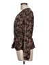 Nine Britton 100% Polyester Brown 3/4 Sleeve Blouse Size L (petite) - photo 5