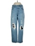 Levi's 100% Cotton Graphic Blue Jeans Size 25 waist - photo 1