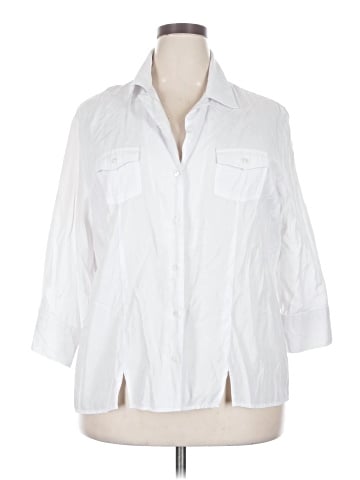 Polo by Ralph Lauren 3/4 Sleeve Button-Down Shirt (view 1)