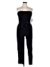 Bisou Bisou Solid Black Jumpsuit Size 16 - photo 1