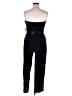 Bisou Bisou Solid Black Jumpsuit Size 16 - photo 2