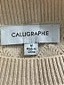 Calligraphie Tan Pullover Sweater Size M - photo 7