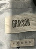 Grayson 100% Linen Stars Blue Long Sleeve Blouse Size Sm (2) - photo 7