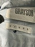 Grayson 100% Linen Stars Blue Long Sleeve Blouse Size Sm (2) - photo 8