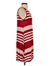Espresso Stripes Red Casual Dress Size S - photo 4